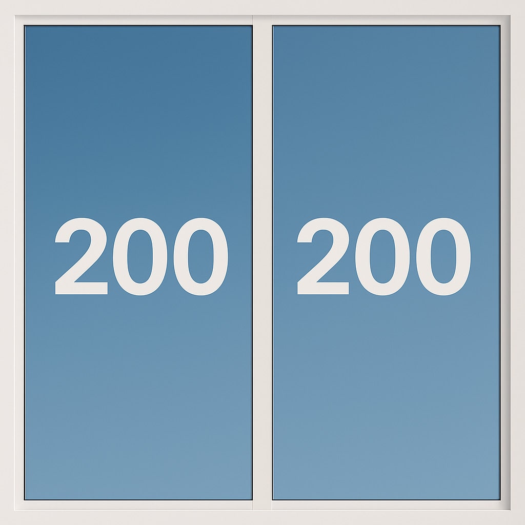 Вигляд вікна 200